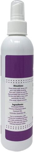 Speak Pet Products Natural Waterless Bath Spray, for Dogs, Tea Tree Relief, 8oz in Kuwait