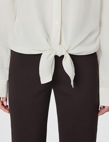 Theory Women's Button-Down Tie-Waist Blouse in Saudi Arabia