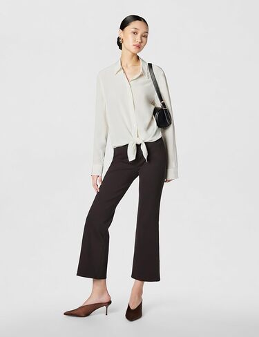Theory Women's Button-Down Tie-Waist Blouse in Saudi Arabia