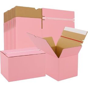 30 عبوة من صناديق الشحن بسحاب مقاس 6 × 4 × 4، صناديق بريد من الورق المقوى الصغيرة الآمنة لتغليف الأعمال الصغيرة، والهدايا، وتغليف الهدايا البريدية in Kuwait