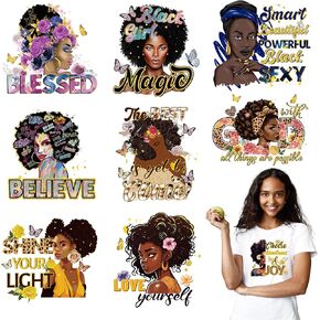 DTF Transfers Ready to Press, Iron on Transfers for T-Shirts, Iron on Decals for Clothing, Hoodie Bag Pillow DIY Crafts (Coffee Lover - 9PCS) in Saudi Arabia