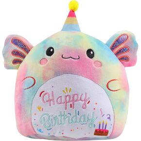 القط الحيوان المحشو القط أفخم اللعب 12 بوصة لينة Plushies وسادة لطيف التدرج الأرجواني Plushies غرفة الديكور هدايا عيد ميلاد للأطفال الصغار الفتيات والفتيان in Saudi Arabia