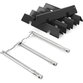 Rushare 7636 Flavorizer Bars for Weber Spirit 2 Grill Parts, Replacement Parts for Weber GS4 Spirit II & I E310 E320 S310 S320 Grills with Front Mounted Control, Porcelain-enameled, 15.3-Inch, 5-Pack in Kuwait