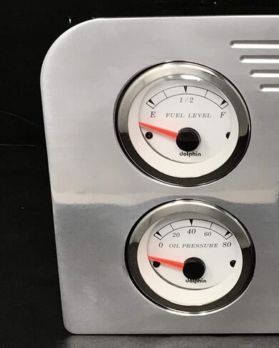 Dolphin Gauges Compatible with 1937 1938 Ford Truck 5 GPS Gauge Dash Cluster Panel Set White in Saudi Arabia