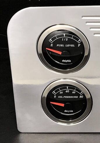Dolphin Gauges Compatible with 1937 1938 Ford Truck 5 GPS Gauge Dash Cluster Panel Set Black in Saudi Arabia