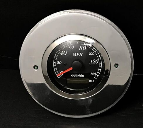 Dolphin Gauges 1954 Chevy Truck 5 GPS Gauge Dash Cluster Panel Set Black in Saudi Arabia