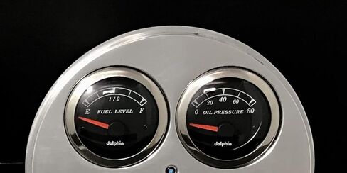 Dolphin Gauges 1954 Chevy Truck 5 GPS Gauge Dash Cluster Panel Set Black in Saudi Arabia