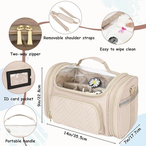 حقيبة تنظيم أقلام التحديد الكبيرة تحمل ما يصل إلى 300 حقيبة حمل للتخزين مع حزام كتف (حقيبة فقط) (أسود) in Kuwait