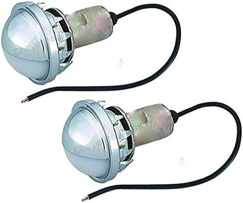 License Plate Tag Light 12V 1.1/4 Insert Round Chrome Incandescent in Saudi Arabia