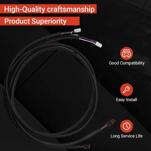 Handlebar Switch Extension Wiring Harness NHCX-CB14 Compatible with Harley-Davidson Touring Electra Glide Road Glide Road King Street Glide 2014-Up Replaces CAN Bus Plug-N Kit in Saudi Arabia