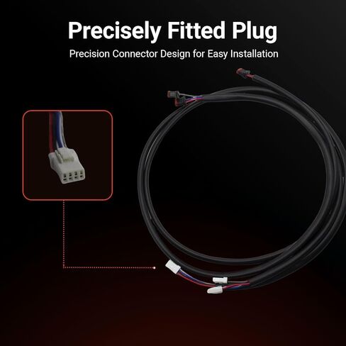 Handlebar Switch Extension Wiring Harness NHCX-CB14 Compatible with Harley-Davidson Touring Electra Glide Road Glide Road King Street Glide 2014-Up Replaces CAN Bus Plug-N Kit in Saudi Arabia