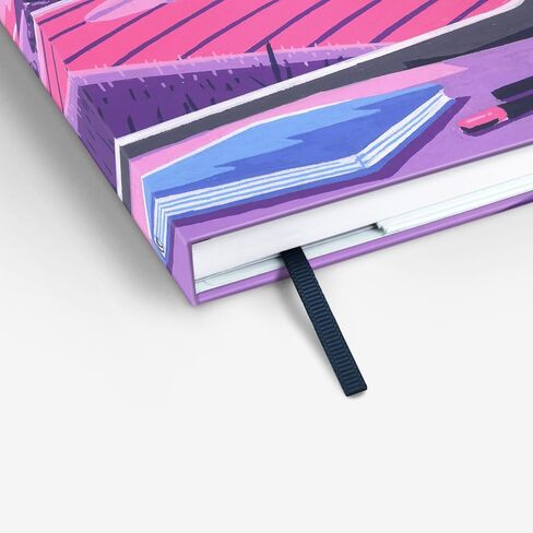 غلاف كتاب فنان موسيري قابل للتبديل مقاس 7.6 بوصة × 5.75 بوصة مع إشارة مرجعية وجيوب جانبية، يناسب أجهزة الكمبيوتر المحمولة والمخططات ودفتر الرسم، وهدية مميزة، واليوميات والرسم (@chapmangamo | ركوب القطار) in Saudi Arabia