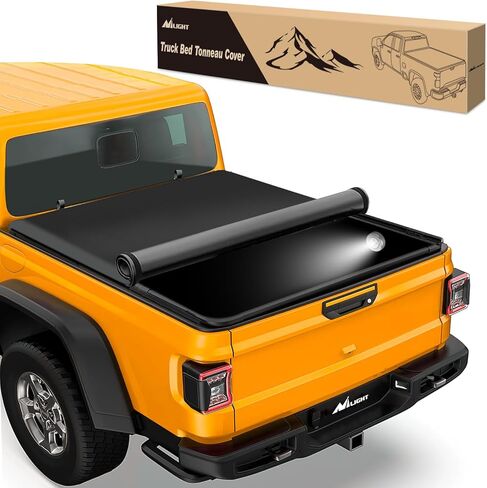 غطاء تونيو للشاحنة الناعمة القابلة للطي من Nilight متوافق مع Jeep Gladiator JT 2020 2021 2022 2023 2024 2025,5ft in Saudi Arabia