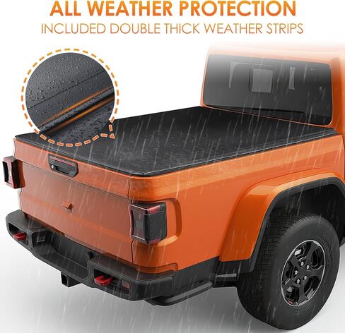 غطاء تونيو للشاحنة الناعمة القابلة للطي من Nilight متوافق مع Jeep Gladiator JT 2020 2021 2022 2023 2024 2025,5ft in Saudi Arabia