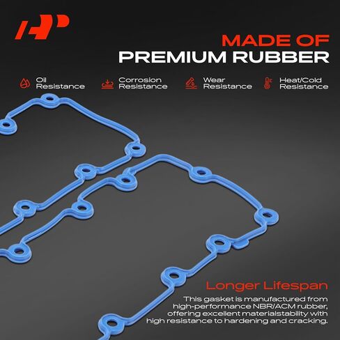 A-Premium Engine Valve Cover Gasket Set Compatible with Ford F-150 1997-2003, F-250 1997-1999, F-150 Heritage 2004, F-250 F350 Super Duty, Expedition, E-150, E-250, E-150 E-250 E-350 Econoline in Saudi Arabia