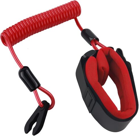 Wrist Boat Kill Switch Lanyard,Boat Kill Switch Wrist Strap with Engine Satety Stop Tether,Kills Switches for Boats Accessories Replace EW2-68348-00-00 Compatible with Yamaha VX in Saudi Arabia