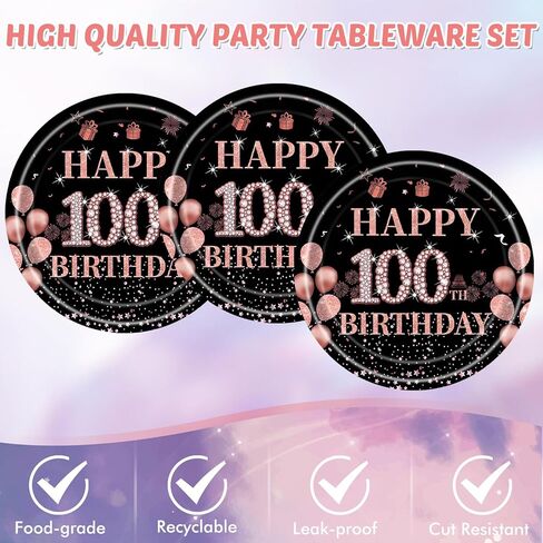 41Pcs 21st Birthday Party Supplies for 21 Years Tableware Table Decorations Plastic Tablecloth Rose Gold 21st Birthday Plates Napkins Dinnerware for Sweet Girls 21 Years Old Party Favor in Kuwait