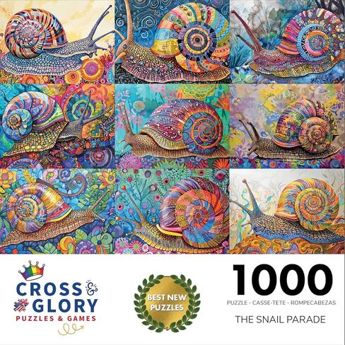 أحجية الصور المقطوعة المكونة من 1000 قطعة من مهرجان The Nine Birds للبالغين من Cross & Glory | مجموعة ملونة من الأعمال الفنية الفردية للطيور | نابضة بالحياة وفريدة من نوعها | هدية رائعة لعشاق الطيور in Kuwait