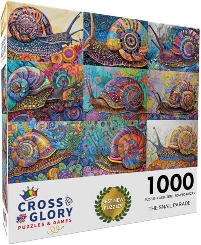 أحجية الصور المقطوعة المكونة من 1000 قطعة من مهرجان The Nine Birds للبالغين من Cross & Glory | مجموعة ملونة من الأعمال الفنية الفردية للطيور | نابضة بالحياة وفريدة من نوعها | هدية رائعة لعشاق الطيور in Kuwait