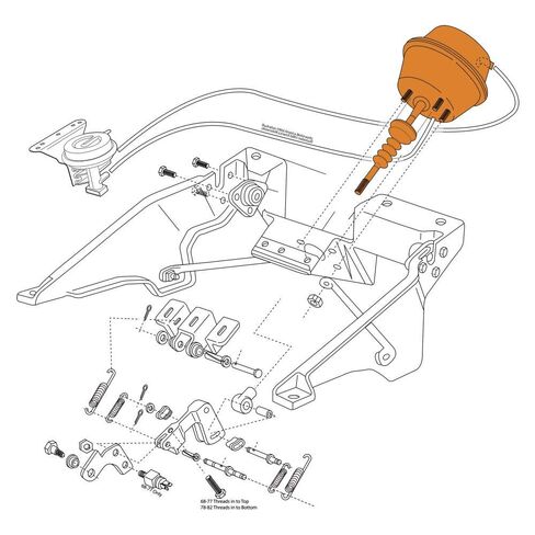C3 68-82 Corvette Headlight Vacuum Actuator Left Driver Side FITS: All 68-82 Corvettes in Saudi Arabia