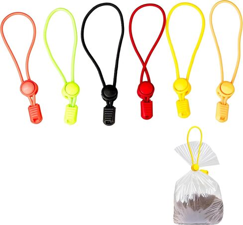 6Pcs Reusable Clay Bag Ties, Adjustable Elastic Pottery Tool Straps for Sealing & Organizing Air-Dry Clay Bags, Must-Have Sculpting Studio Accessories in Saudi Arabia
