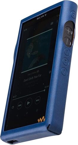 MITER Case for Sony NW-WM1AM2 / NW-WM1ZM2, Handmade Case Cover + a Screen Protector for WM1AM2 WM1ZM2 (Black) in Kuwait
