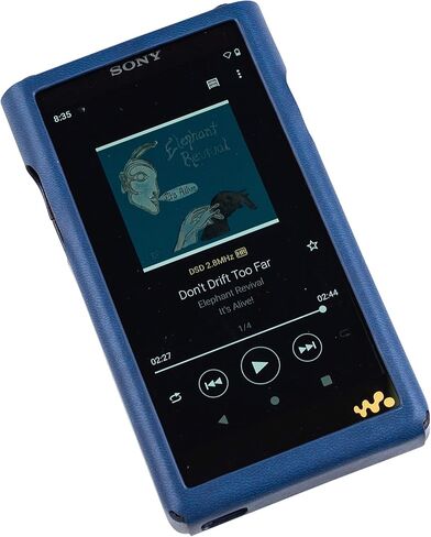 MITER Case for Sony NW-WM1AM2 / NW-WM1ZM2, Handmade Case Cover + a Screen Protector for WM1AM2 WM1ZM2 (Black) in Kuwait
