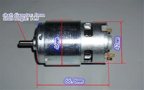 775 Motor LS-775ZF DC 12V 18V 17000RPM High Speed Power Large Torque Motor 1Pcs in Saudi Arabia