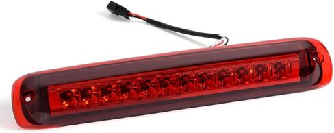 ANDPLAY LED الثالث الذيل الثالث مصابيح البضائع ضوء الفرامل متوافق مع تشيفي سيلفرادو جي إم سي سييرا 1500 2500 3500 1999 2000 2001 2002 2003 2004 2005 2006 عدسة حمراء in Kuwait