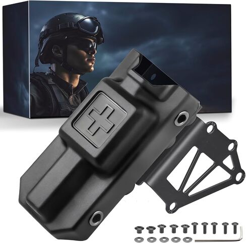 حامل عاصبة بمشبك قفل مع مجموعة عاصبة، حقيبة عاصبة من الألومنيوم المعدني من JUNESEAKER، حقيبة عاصبة مولي للجيل 7 C-A-T أو أقدم لصندوق هدايا معدات مولي الحزام. in Kuwait