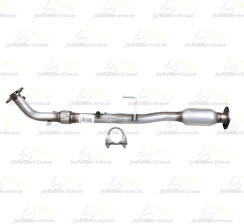 Exhaust Catalytic Resonator Muffler System Kit Compatible for 2007-2011 Toyota Camry 2.4L | EPA-Approved | Stainless Steel | Northeastern Exhaust | Free Gaskets and Clamp Included in Saudi Arabia