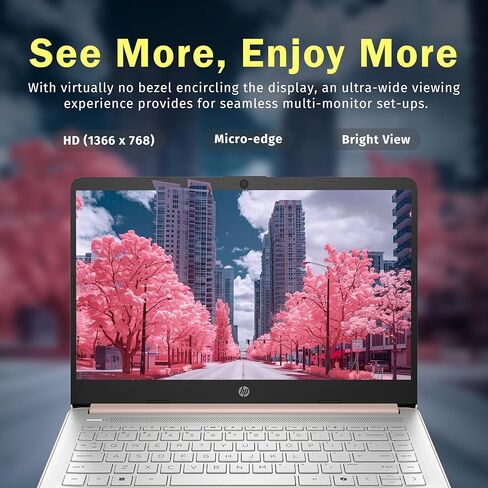 كمبيوتر محمول HP 13.8 بوصة عالي الأداء HD IPS يعمل باللمس، ومعالج AMD Ryzen يصل إلى 3.79 جيجا هرتز، وذاكرة الوصول العشوائي DDR4 سعة 8 جيجابايت، ومحرك أقراص SSD سعة 256 جيجابايت، وواي فاي الجيل السادس فائق السرعة، وHDMI، وبلوتوث 5، ونظام التشغيل Windows 11 in Kuwait