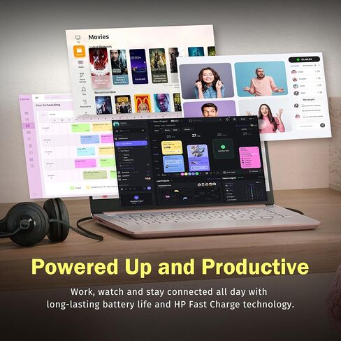 كمبيوتر محمول HP 13.8 بوصة عالي الأداء HD IPS يعمل باللمس، ومعالج AMD Ryzen يصل إلى 3.79 جيجا هرتز، وذاكرة الوصول العشوائي DDR4 سعة 8 جيجابايت، ومحرك أقراص SSD سعة 256 جيجابايت، وواي فاي الجيل السادس فائق السرعة، وHDMI، وبلوتوث 5، ونظام التشغيل Windows 11 in Kuwait