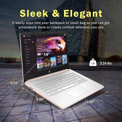 كمبيوتر محمول HP 13.8 بوصة عالي الأداء HD IPS يعمل باللمس، ومعالج AMD Ryzen يصل إلى 3.79 جيجا هرتز، وذاكرة الوصول العشوائي DDR4 سعة 8 جيجابايت، ومحرك أقراص SSD سعة 256 جيجابايت، وواي فاي الجيل السادس فائق السرعة، وHDMI، وبلوتوث 5، ونظام التشغيل Windows 11 in Kuwait