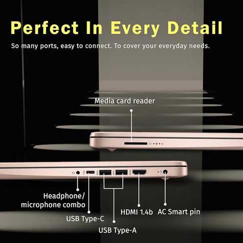 كمبيوتر محمول HP 13.8 بوصة عالي الأداء HD IPS يعمل باللمس، ومعالج AMD Ryzen يصل إلى 3.79 جيجا هرتز، وذاكرة الوصول العشوائي DDR4 سعة 8 جيجابايت، ومحرك أقراص SSD سعة 256 جيجابايت، وواي فاي الجيل السادس فائق السرعة، وHDMI، وبلوتوث 5، ونظام التشغيل Windows 11 in Kuwait