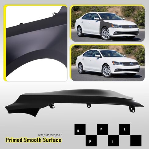 CarPartsDepot Front Fender For 2011-2018 VOLKSWAGEN Jetta W/O Side Marker Lamp Hole (Driver Side) in Saudi Arabia