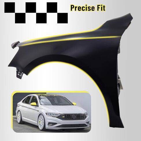 CarPartsDepot Front Fender For 2011-2018 VOLKSWAGEN Jetta W/O Side Marker Lamp Hole (Driver Side) in Saudi Arabia
