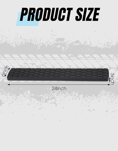 Running Board Step Pad Replacement for 2009–2018 Dodge RAM 1500, 2500, 3500, 4500, 5500 Crew Cab -Slip-Proof Bar Pads & Plastic Covers – Fits OEM Oval Nerf Bars Side Step Replacement Kit in Kuwait