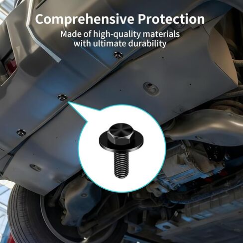 مجموعة مسامير غطاء درع سبلاش منزلق لـ 90080-11373-متوافقة مع Toyota 4Runner Tacoma Tundra Sequoia FJ Cruiser&More (1995-2023) - استبدال الأجهزة للملحقات السفلية، 4 عبوات in Saudi Arabia
