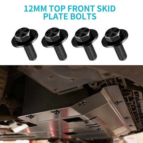 مجموعة مسامير غطاء درع سبلاش منزلق لـ 90080-11373-متوافقة مع Toyota 4Runner Tacoma Tundra Sequoia FJ Cruiser&More (1995-2023) - استبدال الأجهزة للملحقات السفلية، 4 عبوات in Saudi Arabia