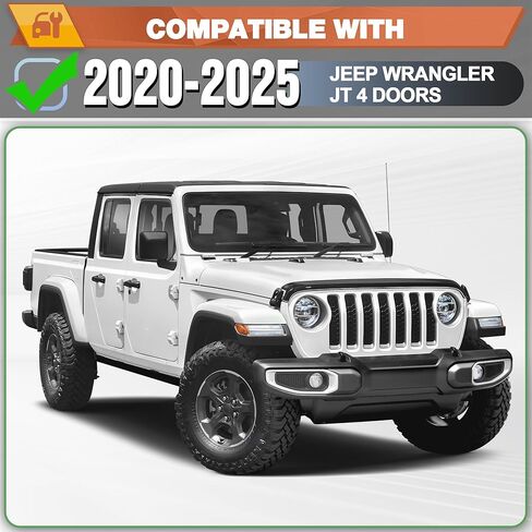 Running Boards Fits for Jeep Wrangler JL Unlimited 4-Door 2019-2025, Heavy-Duty Carbon Steel Side Steps 2PCS, Non-Slip Dual Raised Pads, E-Coating & Powder-Coated Finish, Easy No-Drill Install in Saudi Arabia