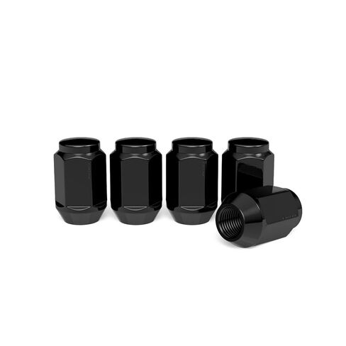 24 قطعة من صواميل العروة المغلقة المنتفخة من StanceMagic - 1/2x20 خيط، مقعد مخروطي - يتم تركيبها بمقبس سداسي 3/4 بوصة 19 مم - متوافق مع دودج فايبر داكوتا دورانجو - كروم، طول 1.8 بوصة in Saudi Arabia