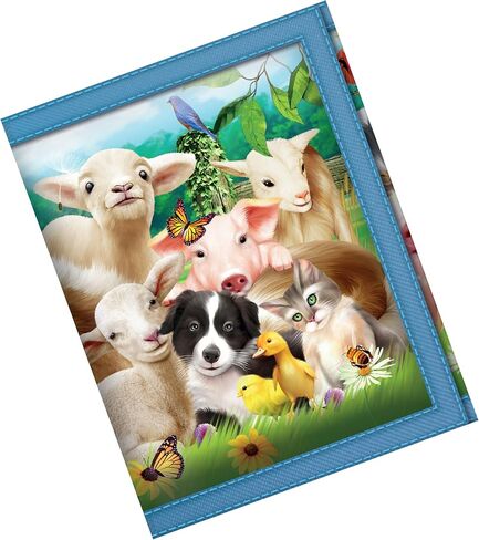 3D Live Life T-rex Scene Chequebook Case, 10 cm, Multicolour (Multicolore) in Kuwait