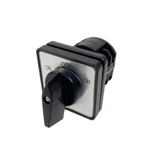 Electric LW8-10/2 ON-Off-ON Changeover Rotary Cam Switch 660V 10A 2 Poles 3 Position 8 Terminals Silver Contact in Kuwait