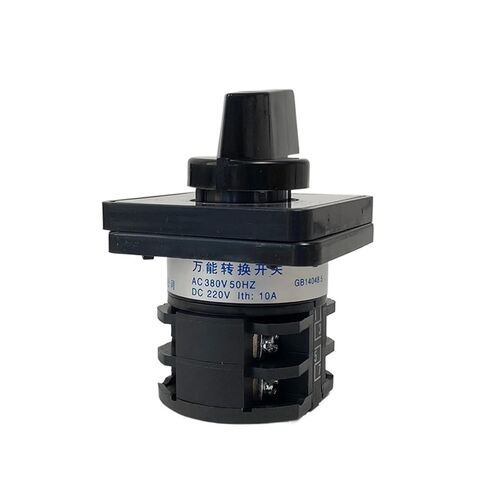 Electric LW8-10/2 ON-Off-ON Changeover Rotary Cam Switch 660V 10A 2 Poles 3 Position 8 Terminals Silver Contact in Kuwait