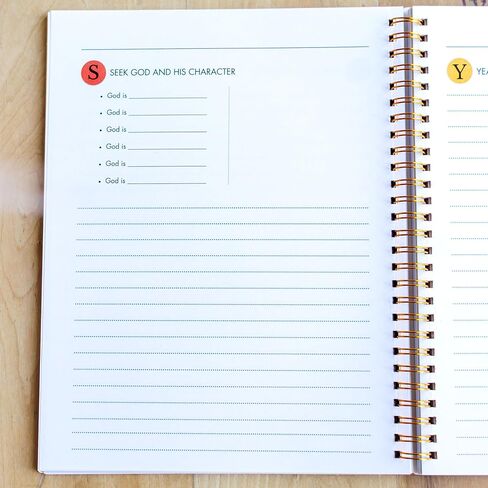Coffee and Bible Time EASY Bible Study Method Notebook – Spiral-Bound Christian Journal for Women & Men, Scripture Study Companion to Easy Bible Study Method Book, 8x6 Bible Study Journal in Saudi Arabia