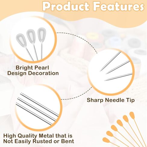 120 Pcs Corsage Pins,Teardrop Pearl Boutonniere Pins 2.17in Long Straight Pin for Sewing/Craft/Jewelry/Flower DIY Cute Bouquet Pin for Wedding Floral Decoration Corsage Supplies in Saudi Arabia