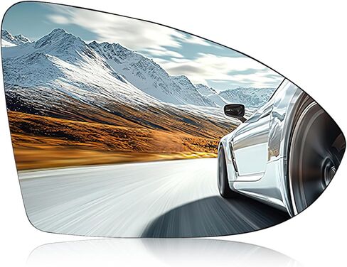 Passenger Right Side Mirror Glass Compatible With Volkswagen VW 2015-2021 Golf Golf GTI 2019-2021 Jetta 2017-2019 Golf Alltrack 2015-2019 Golf R Golf SportWagen Right Side Mirror Convex Glass in Saudi Arabia