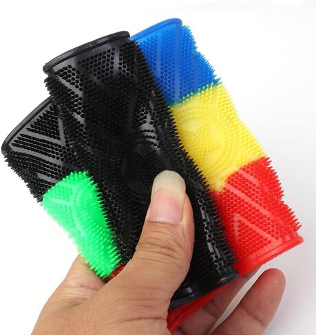 4pcs Motorcycle Brake Cover Kit Non-slip Universal Electric Bicycle Rubber Handlebar Cover Modification Accessories (Black Red) in Saudi Arabia