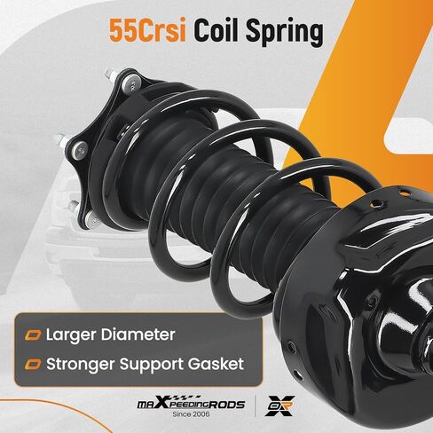 maXpeedingrods 2Pc Front Struts for Honda CR-V 2007-2014, 272492 272491 Shock Absorber Complete Struts with Coil Spring Assembly in Saudi Arabia